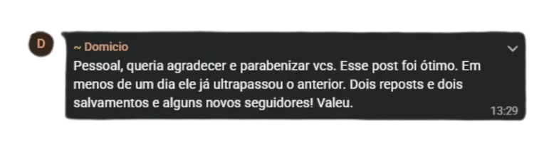 Conversa com cliente